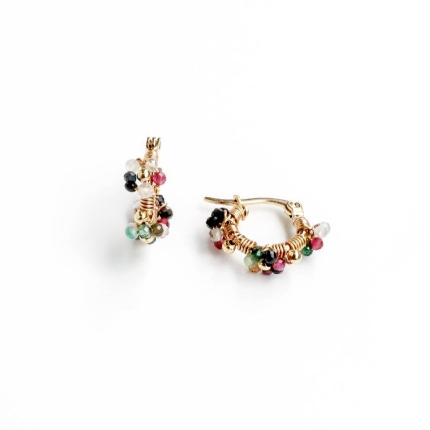 ARRACADAS MINI BLOOM TROIS FLEURS